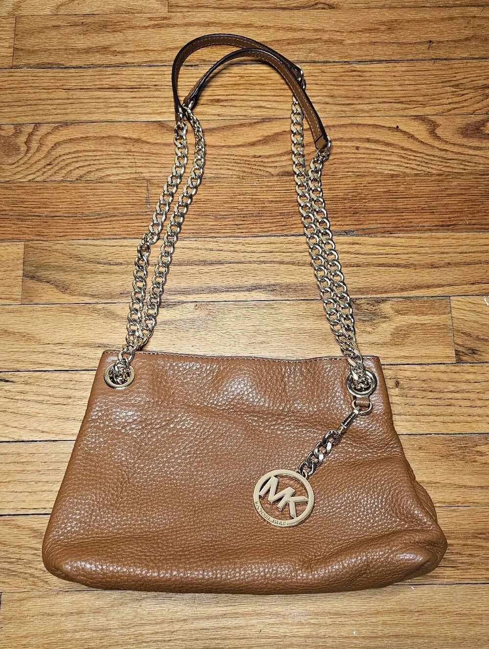 Michael Kors Brown Leather Shoulder Bag